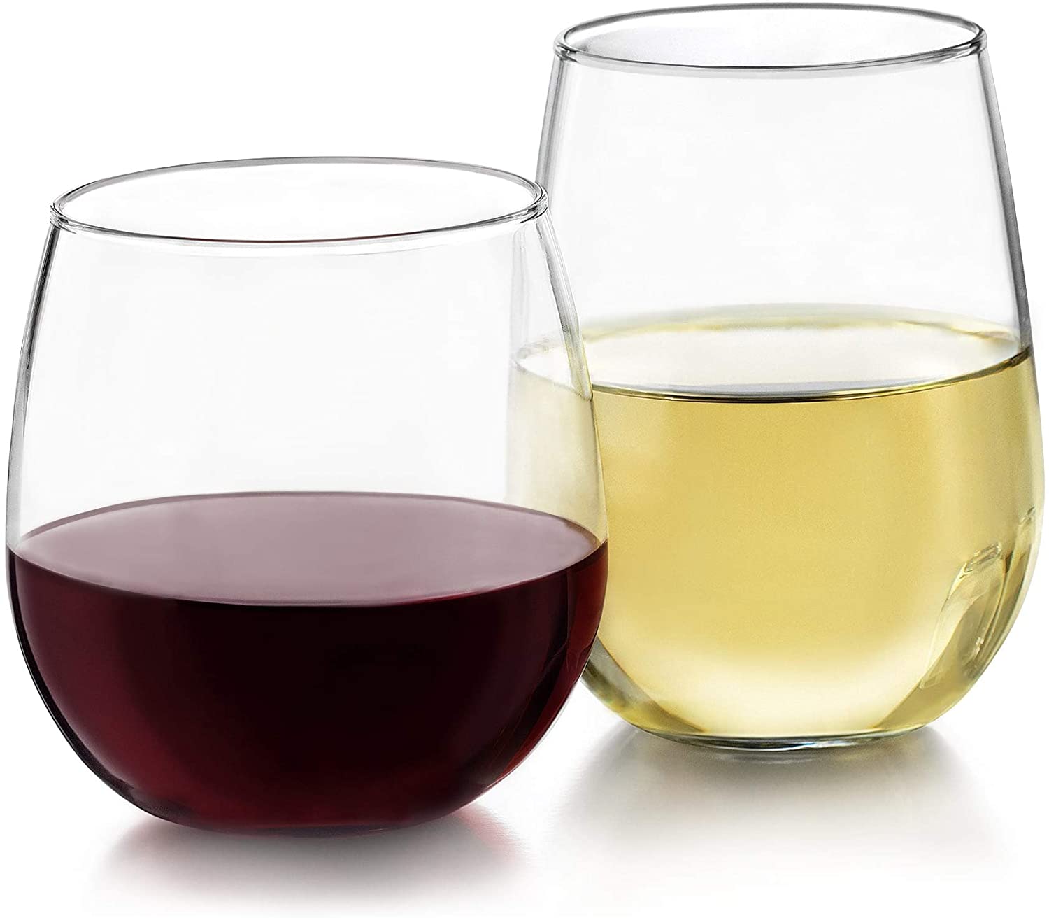 Libbey Stemless 12-Piece Wine Glass Party