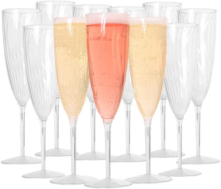 My spirit Plastic Champagne Flutes