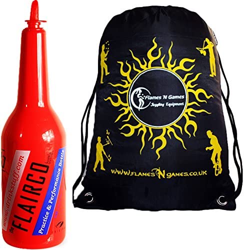 Flairco Bar Flair Bottle 1 Liter - White + Travel Bag