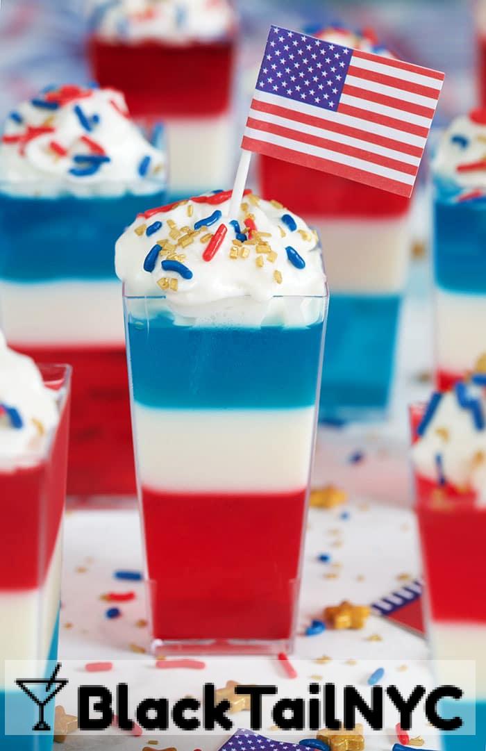 American Flag Jello Shots Recipe